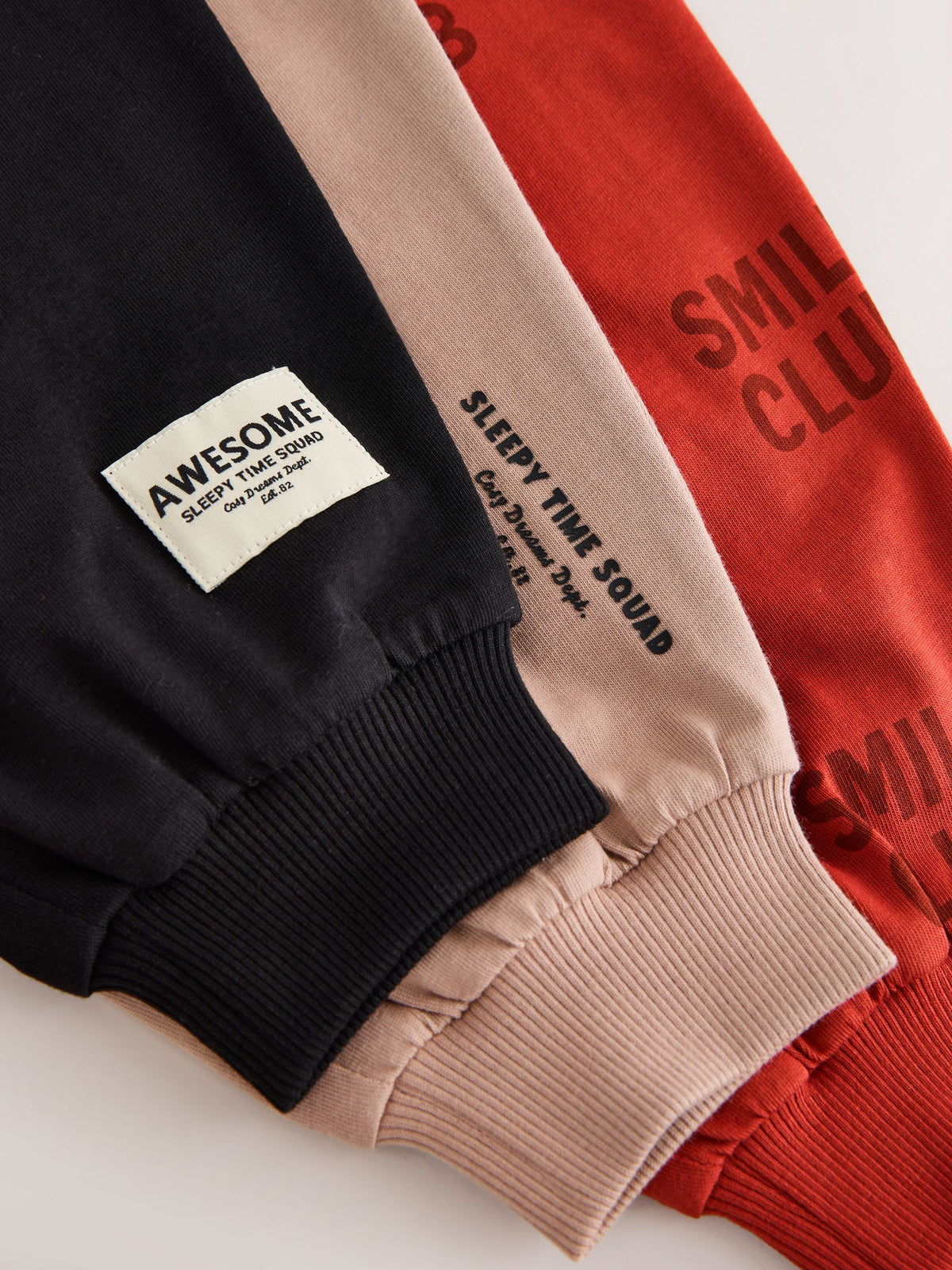 Black/Red/Stone Oversized Pyjamas 3 Pack (9mths-11yrs) - image 11