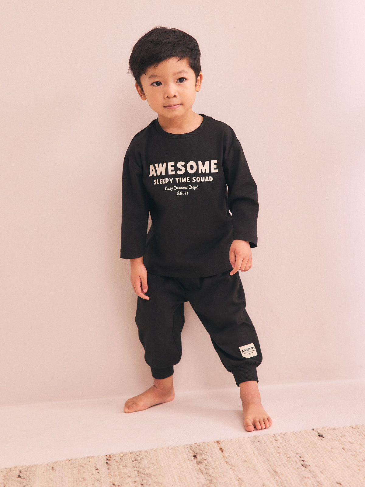 Black/Red/Stone Oversized Pyjamas 3 Pack (9mths-11yrs) - image 3