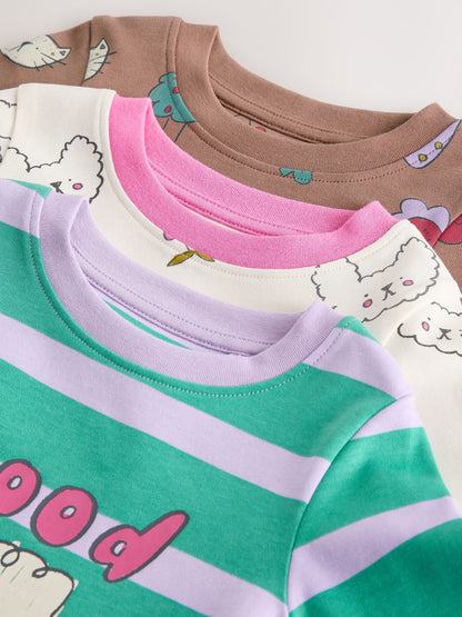 Green/Pink Snuggle Pyjamas 3 Pack (9mths-12yrs) - image 12