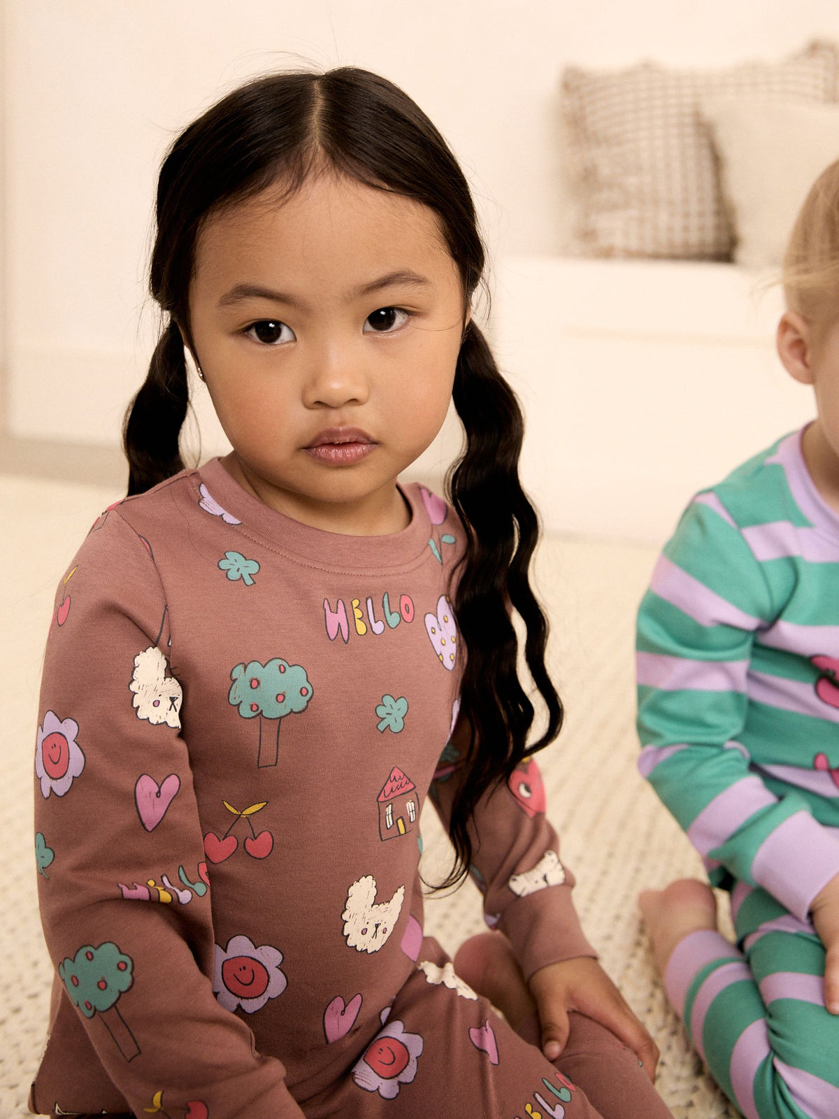 Green/Pink Snuggle Pyjamas 3 Pack (9mths-12yrs) - image 3