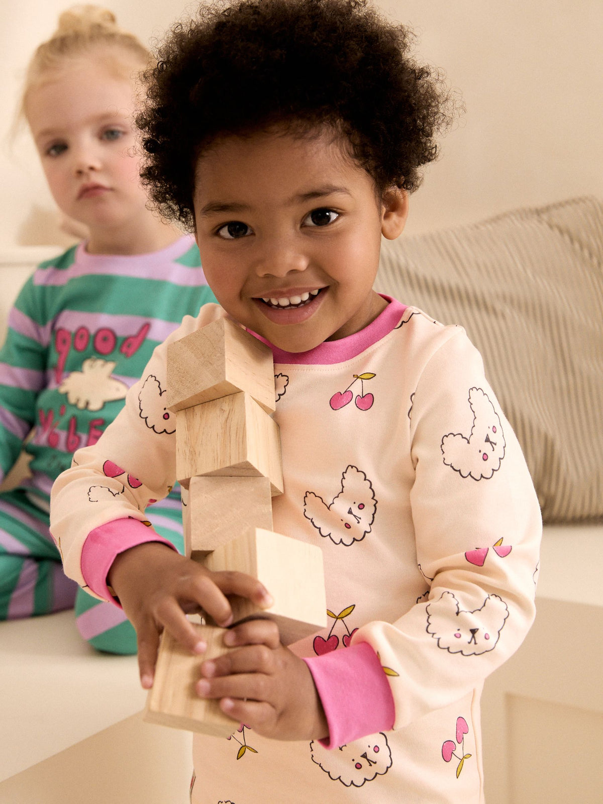 Green/Pink Snuggle Pyjamas 3 Pack (9mths-12yrs) - image 5