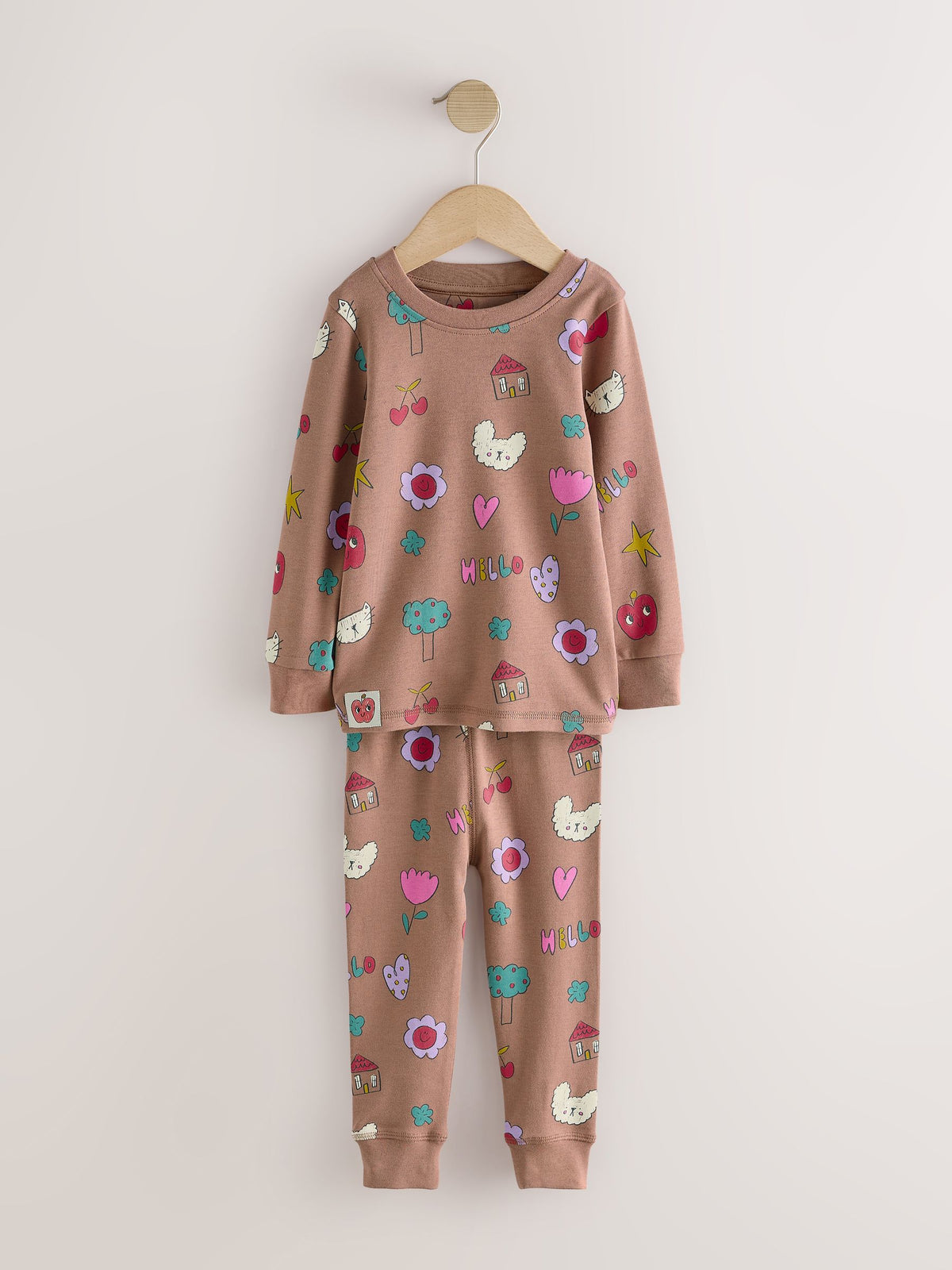 Green/Pink Snuggle Pyjamas 3 Pack (9mths-12yrs) - image 9