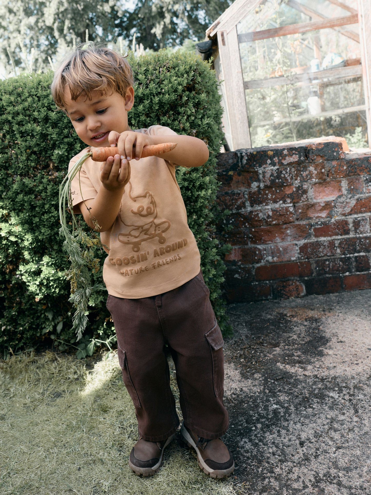 Dsiney Kidz - Dark Green Hooded Corduroy Overshirt & T-Shirt Set 2 Piece (3mths-7yrs) image 7