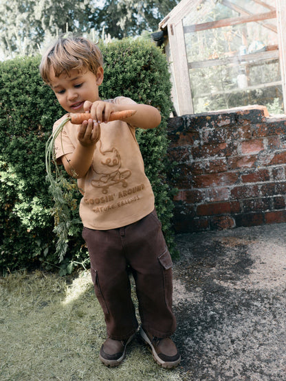 Dsiney Kidz - Dark Green Hooded Corduroy Overshirt & T-Shirt Set 2 Piece (3mths-7yrs) image 7