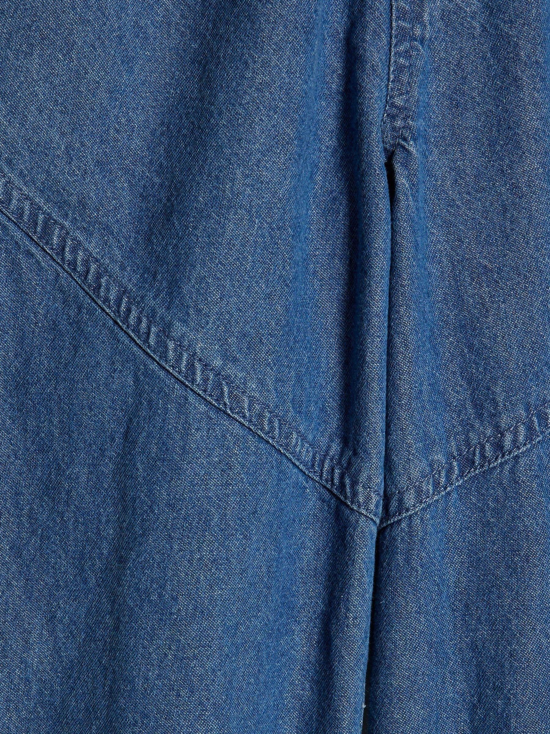Dsiney Kidz - River Island Blue Denim Cargo Trousers with Keyring image 4