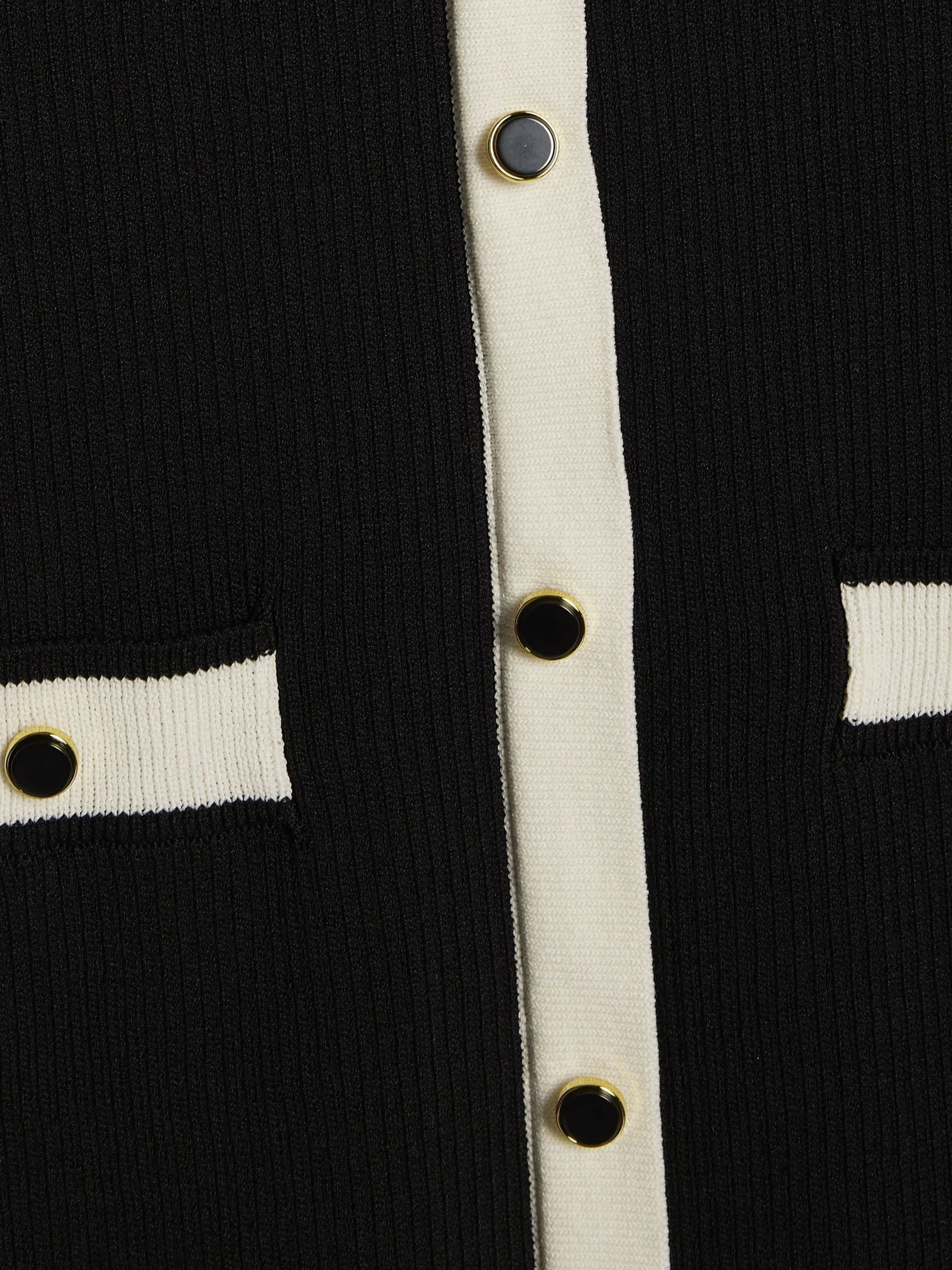 River Island Black Halter Neck Polo Dress image 4
