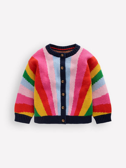 Dsiney Kidz - Boden Green Rainbow Cardigan image 2