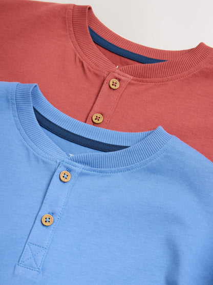 Red/Blue Long Sleeve Pyjamas 2 Pack (3-16yrs) - image 5