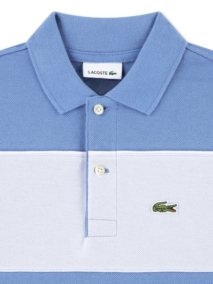 Dsiney Kidz - Lacoste Blue Colourblock Polo Shirt image 3