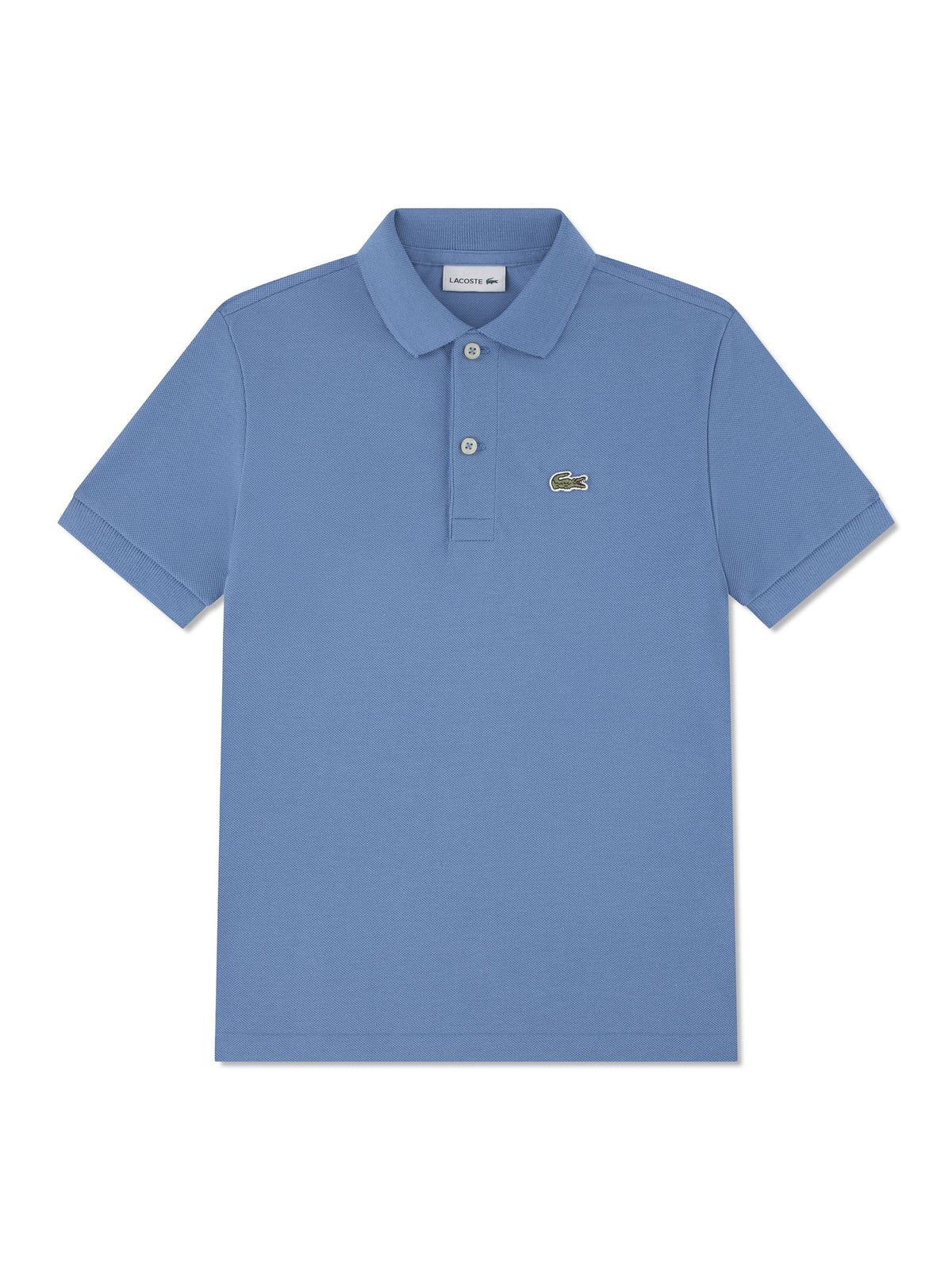 Dsiney Kidz - Lacoste Blue Petit Pique Short Sleeve Polo Shirt image 4
