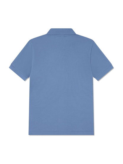 Dsiney Kidz - Lacoste Blue Petit Pique Short Sleeve Polo Shirt image 5
