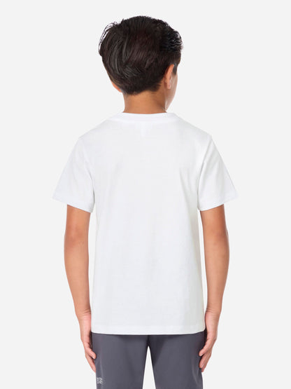 Lacoste White Croc Grid T-Shirt image 2