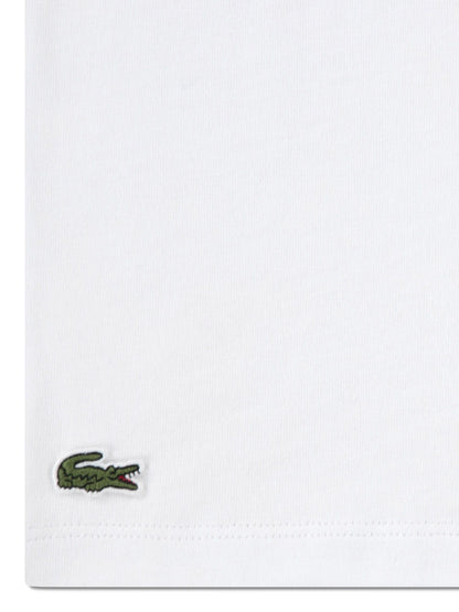 Lacoste White Croc Grid T-Shirt image 7