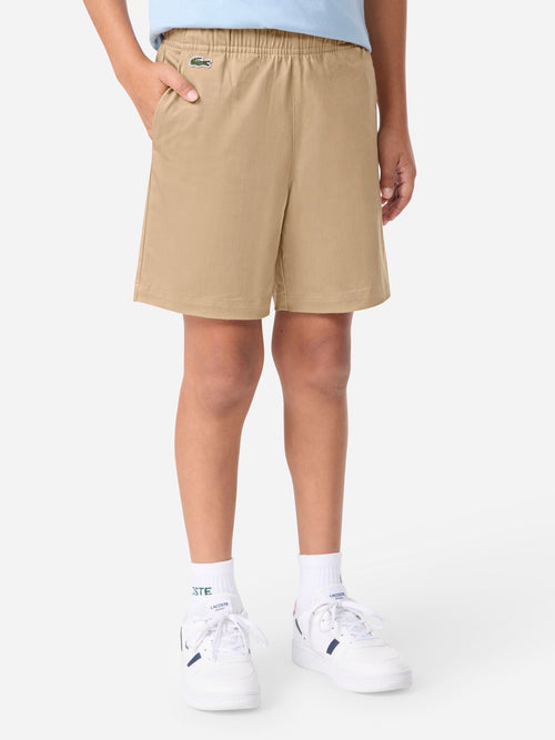 Lacoste Brown Stretch Twill Shorts image 1