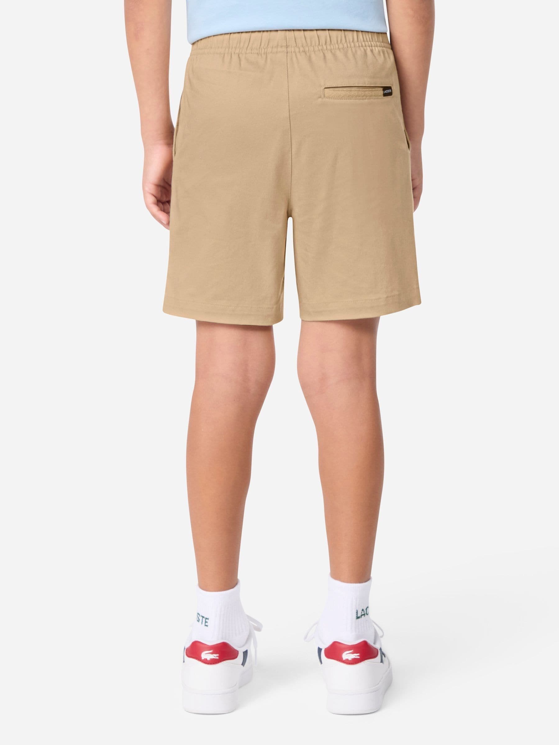 Lacoste Brown Stretch Twill Shorts image 3