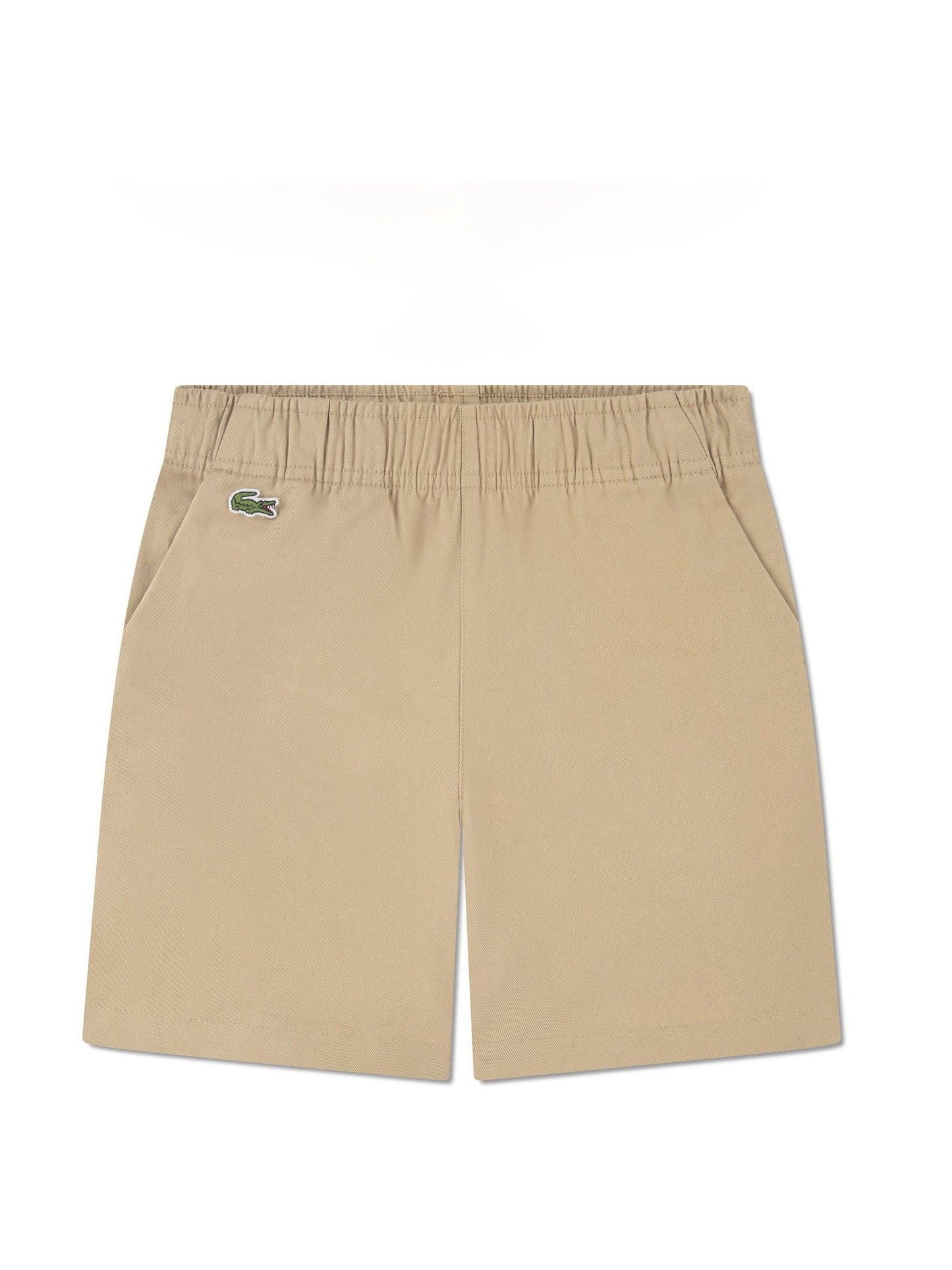 Lacoste Brown Stretch Twill Shorts image 4