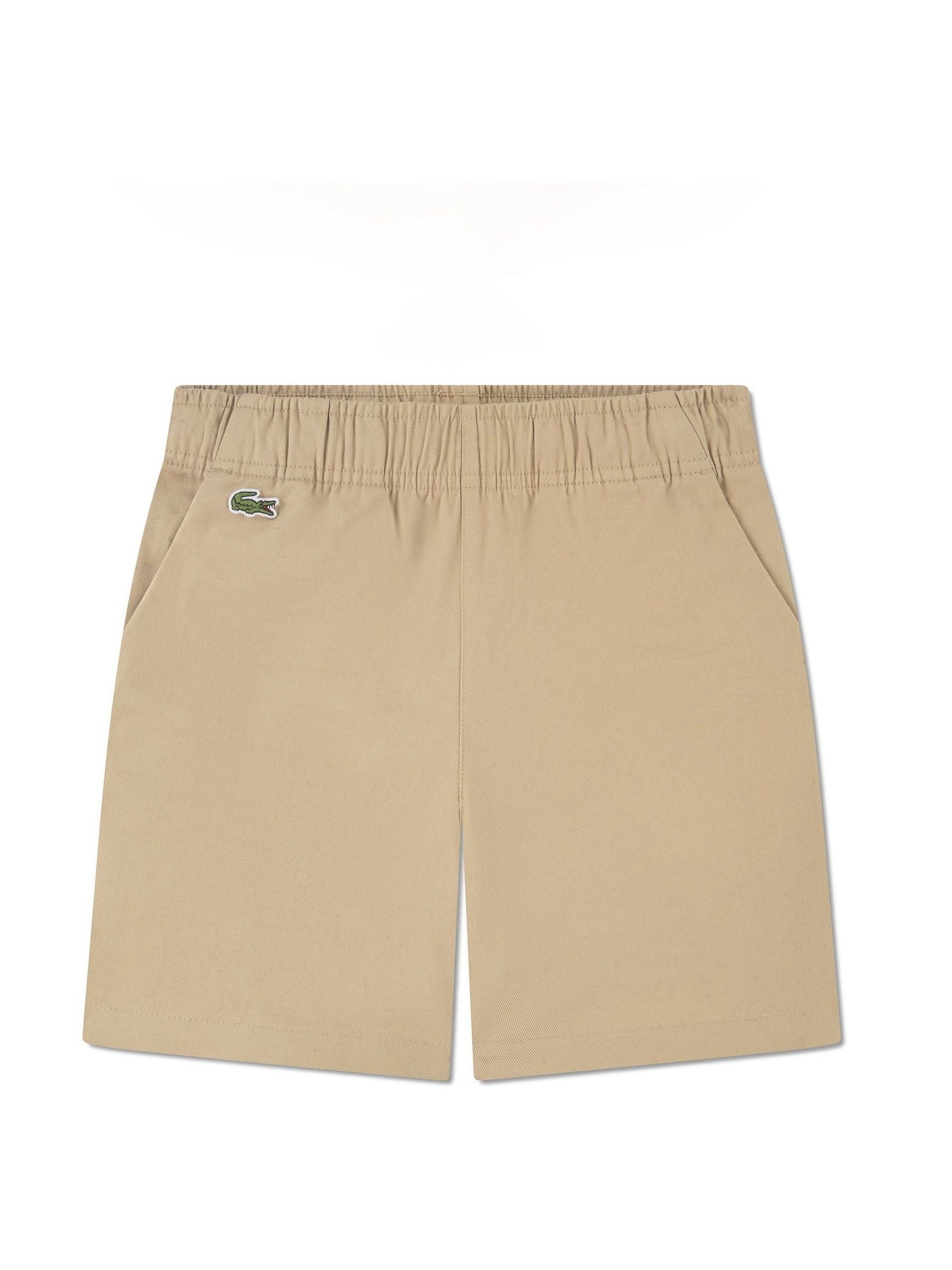 Lacoste Brown Stretch Twill Shorts image 4