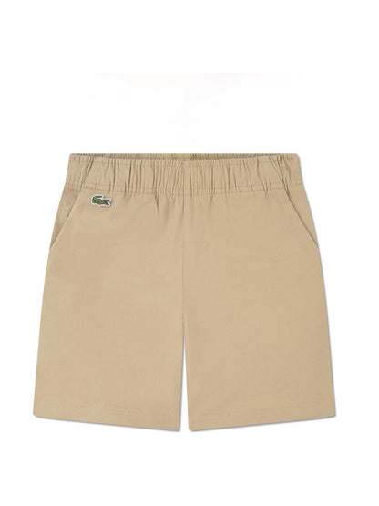 Lacoste Brown Stretch Twill Shorts image 4