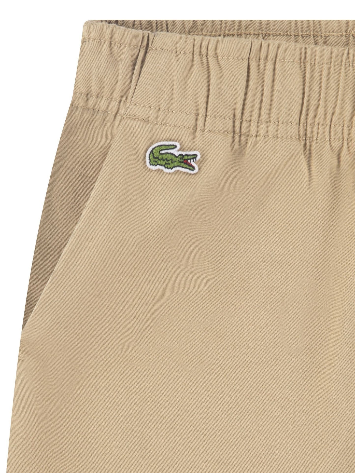 Lacoste Brown Stretch Twill Shorts image 6