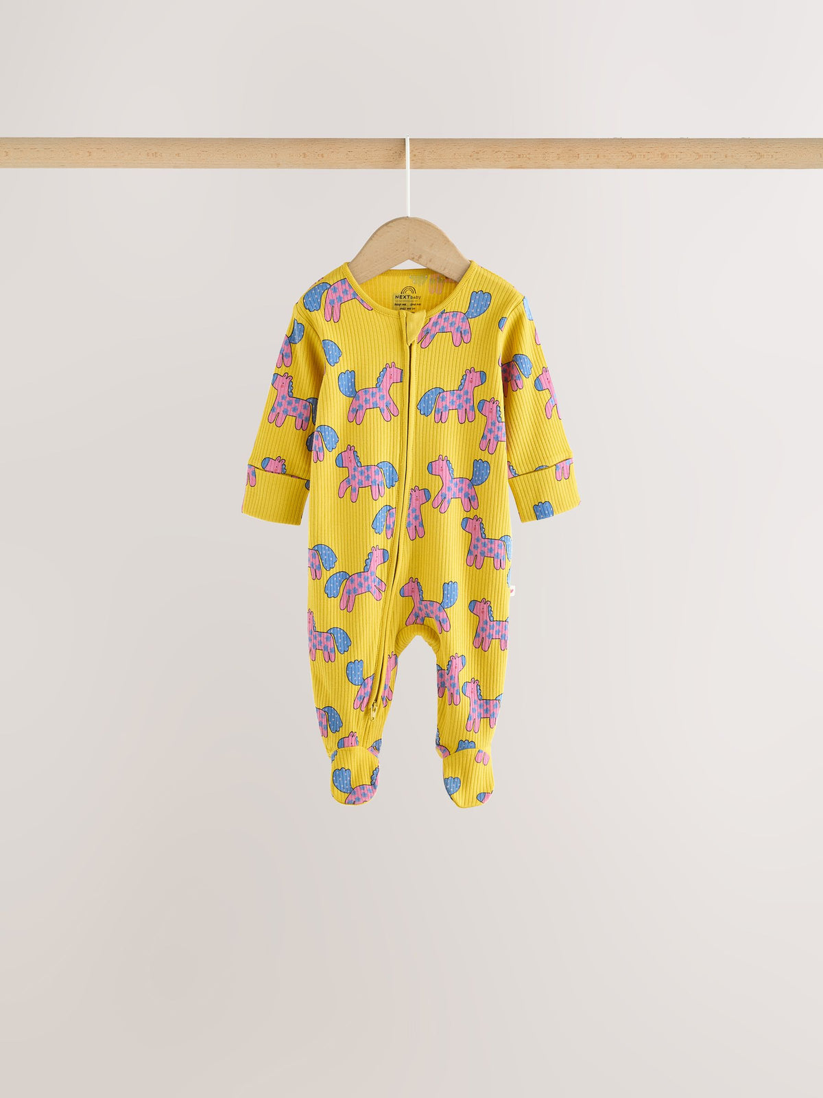 Bright Animal Two Way Zip Baby Sleepsuits 4 Pack (0mths-2yrs) - image 6