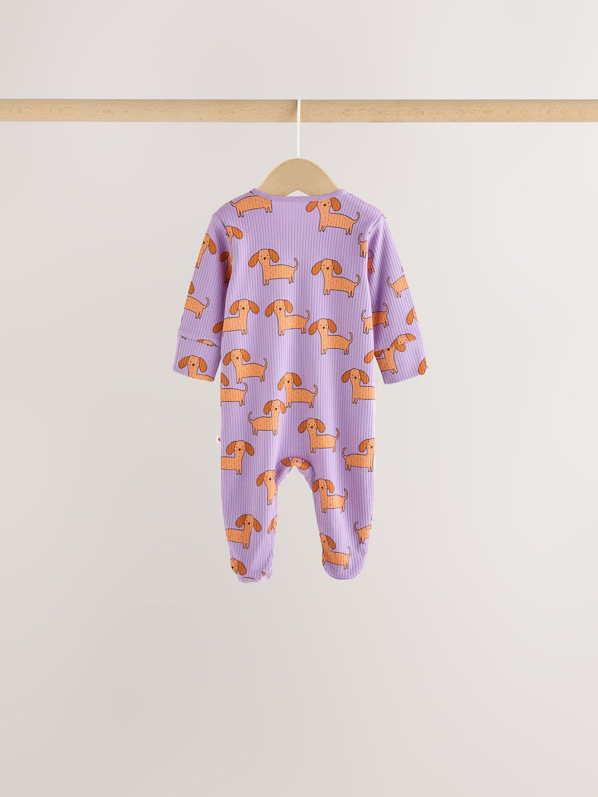 Bright Animal Two Way Zip Baby Sleepsuits 4 Pack (0mths-2yrs) - image 7