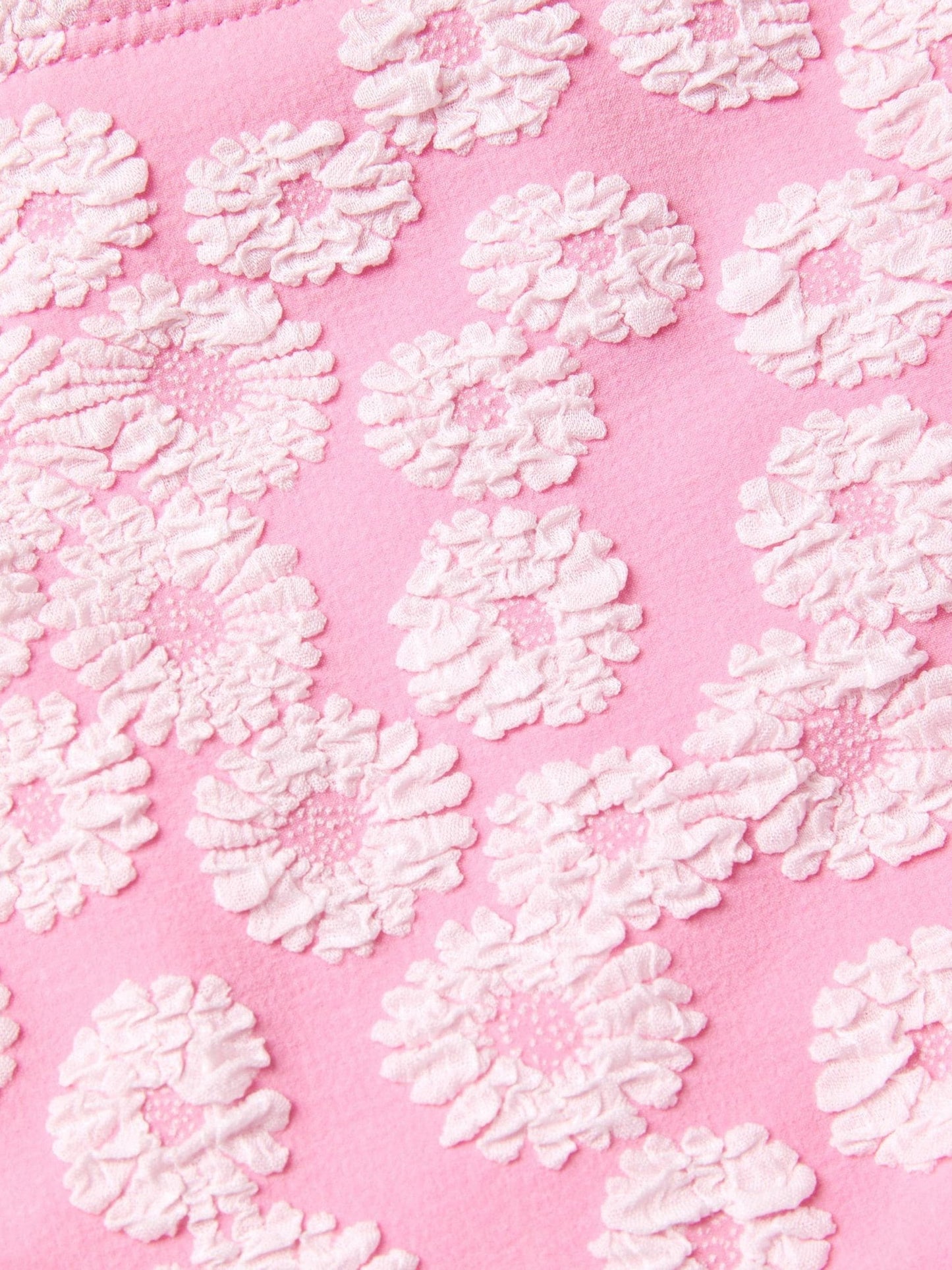 Monsoon Pink Floral Jacquard Cut-Out Swimsuit image 3