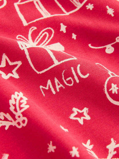 Red All Over Print Christmas Matching Family Pyjamas (9mths-16yrs) - image 8