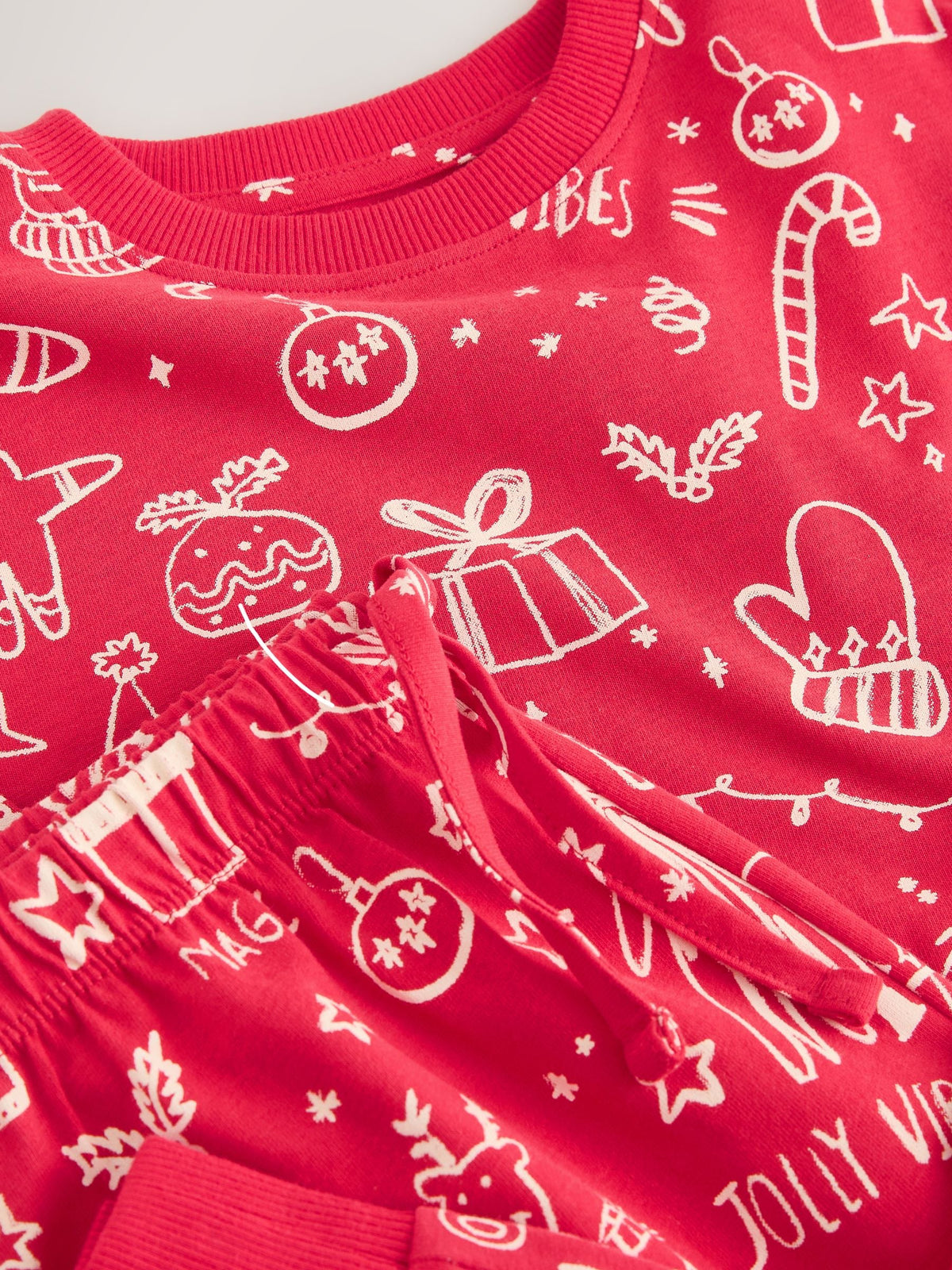Red All Over Print Christmas Matching Family Pyjamas (9mths-16yrs) - image 9