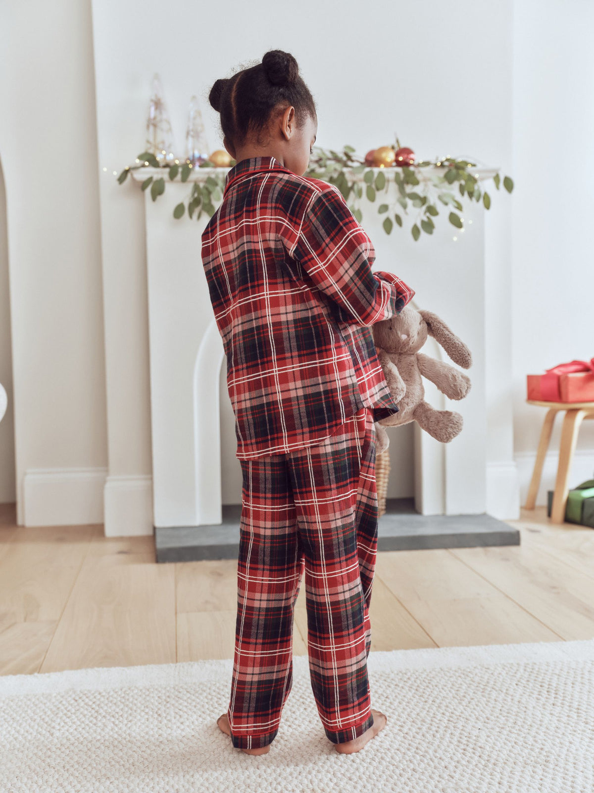 Red/Navy Check Christmas Matching Family Pyjamas (9mths-16yrs) - image 4