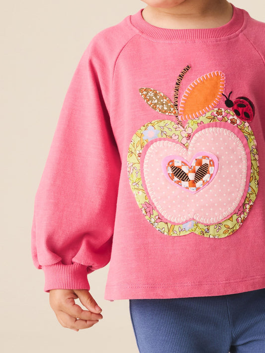 Dsiney Kidz - Pink Apple Long Sleeve Top and Leggings Set (3mths-7yrs) image 2
