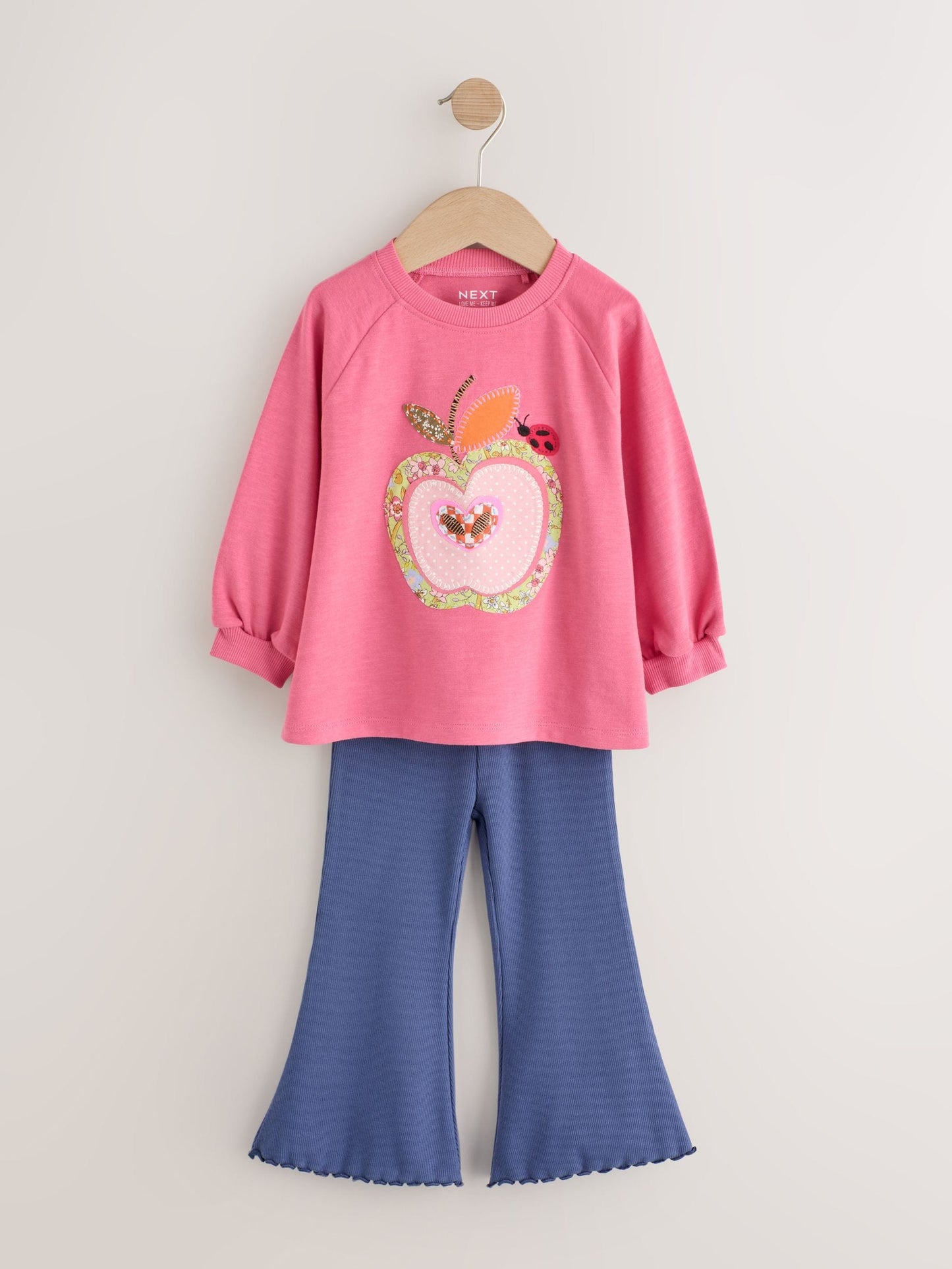 Dsiney Kidz - Pink Apple Long Sleeve Top and Leggings Set (3mths-7yrs) image 5