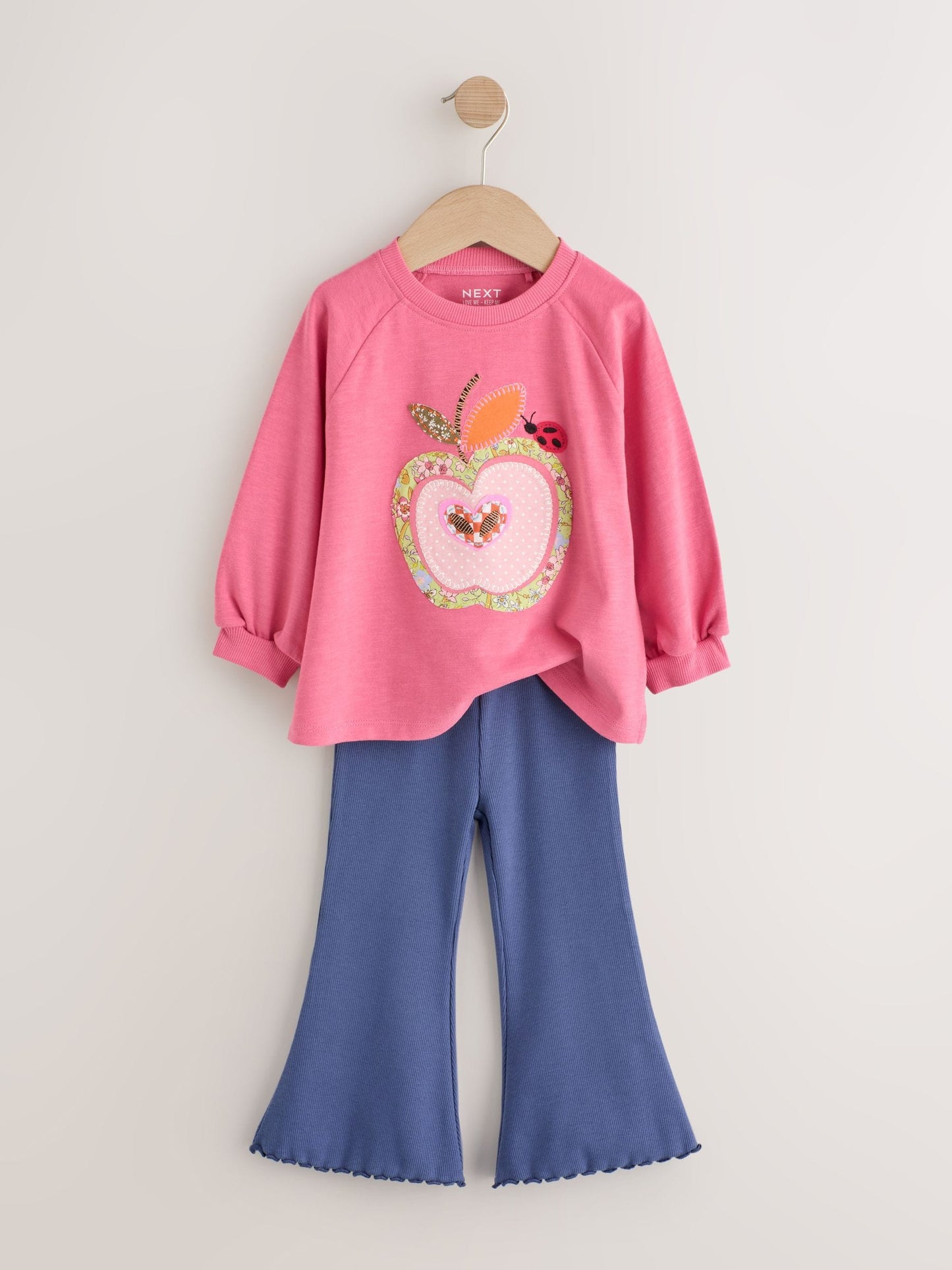 Dsiney Kidz - Pink Apple Long Sleeve Top and Leggings Set (3mths-7yrs) image 6