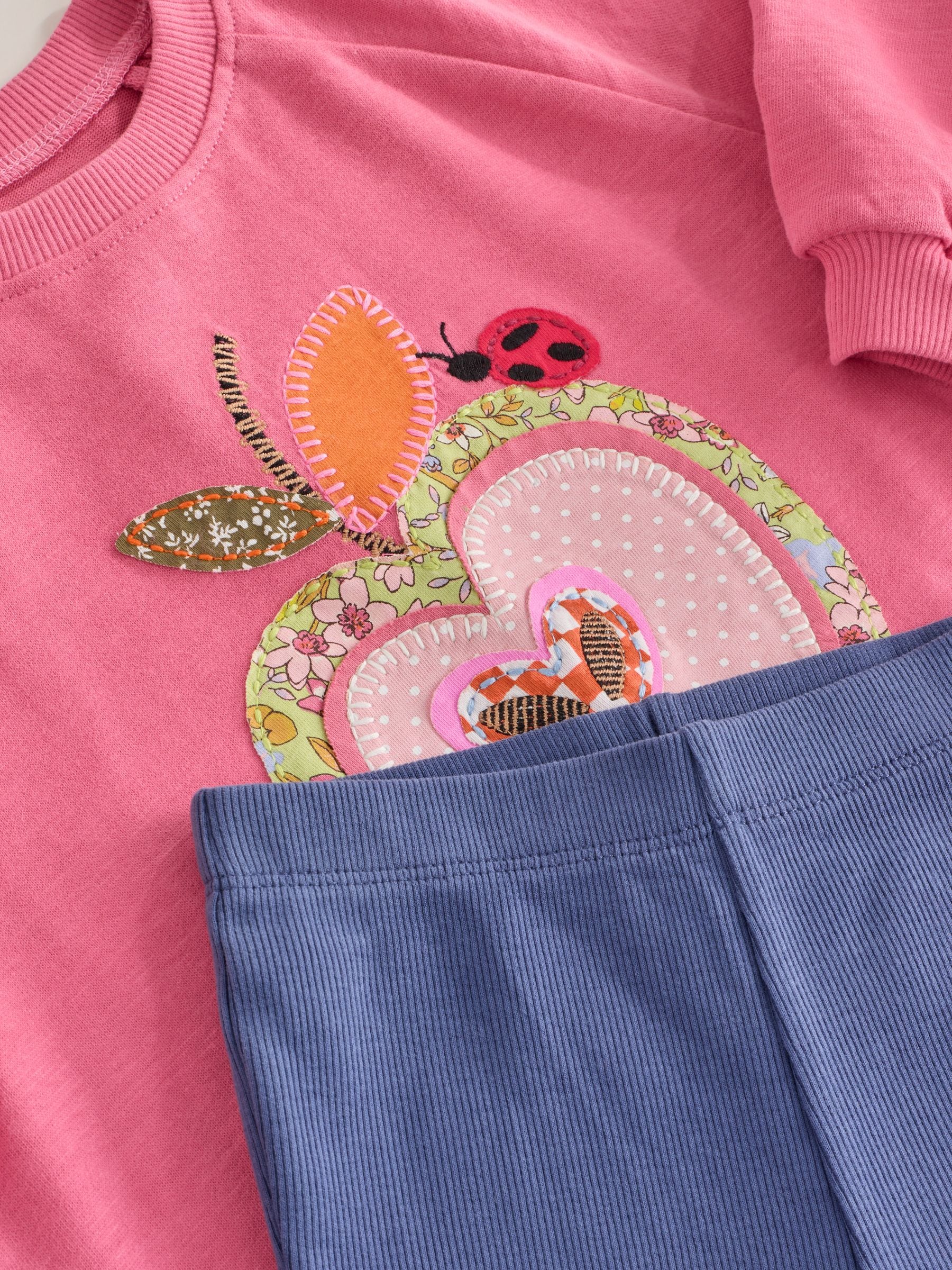 Dsiney Kidz - Pink Apple Long Sleeve Top and Leggings Set (3mths-7yrs) image 8