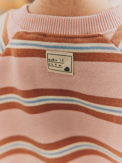 Dsiney Kidz - Pink/Cream Stripe Sweatshirt and Leggings Set (3mths-7yrs) image 4
