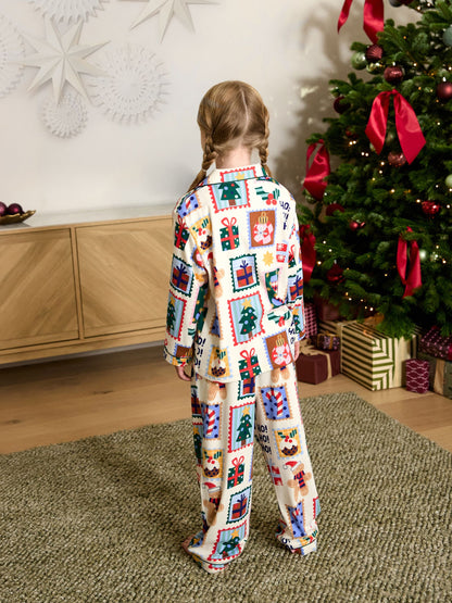 Ecru All Over Print Christmas Matching Family Pyjamas (9mths-16yrs) - image 5