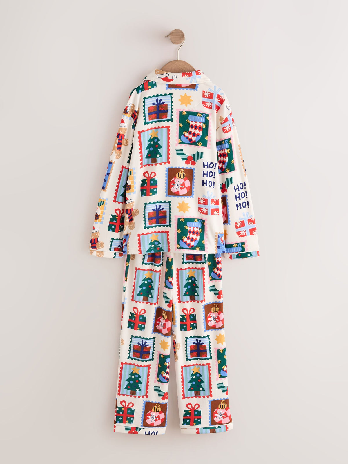 Ecru All Over Print Christmas Matching Family Pyjamas (9mths-16yrs) - image 7