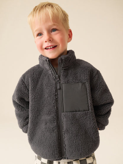 Dsiney Kidz - Charcoal Grey Zip Thru Fleece (3mths-7yrs) image 1