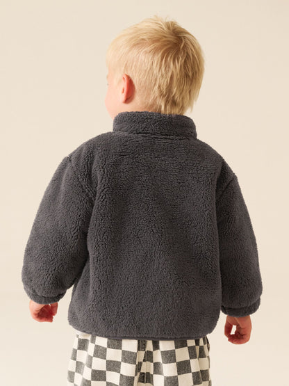 Dsiney Kidz - Charcoal Grey Zip Thru Fleece (3mths-7yrs) image 3