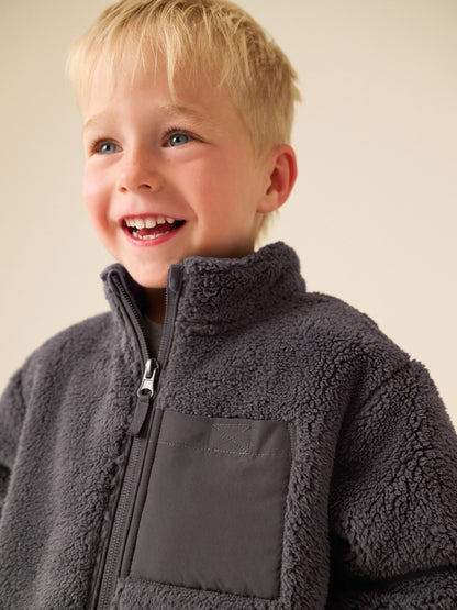 Dsiney Kidz - Charcoal Grey Zip Thru Fleece (3mths-7yrs) image 4