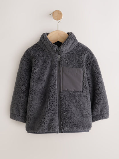 Dsiney Kidz - Charcoal Grey Zip Thru Fleece (3mths-7yrs) image 5