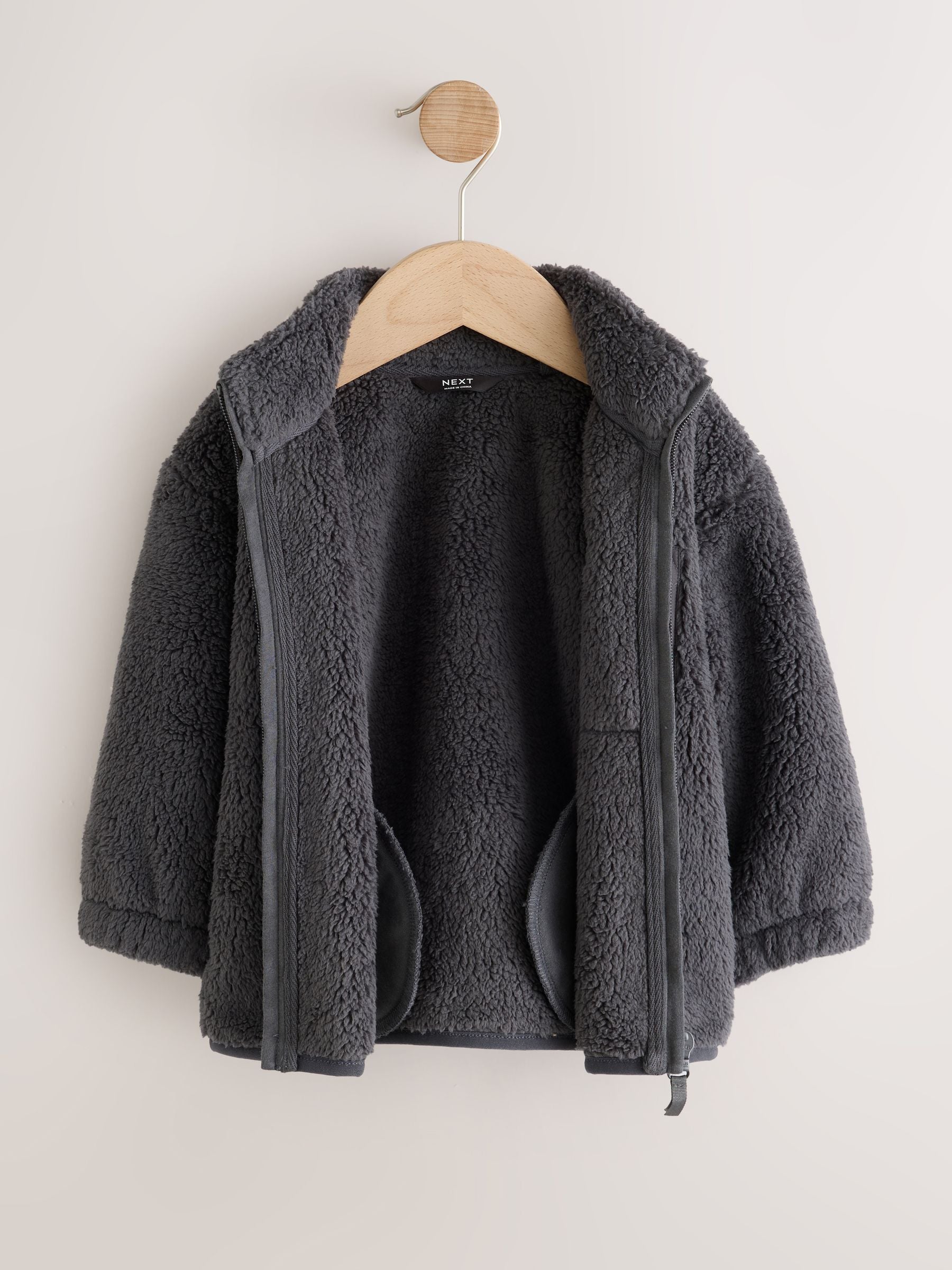 Dsiney Kidz - Charcoal Grey Zip Thru Fleece (3mths-7yrs) image 6