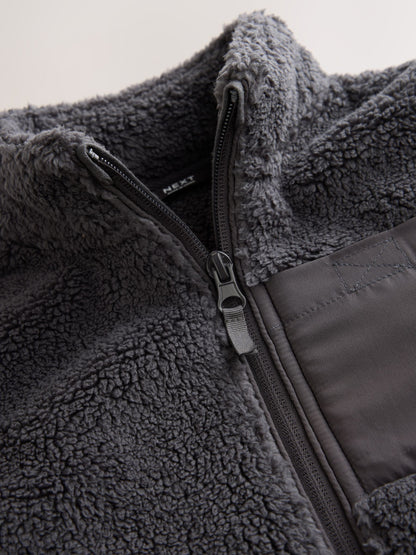 Dsiney Kidz - Charcoal Grey Zip Thru Fleece (3mths-7yrs) image 8