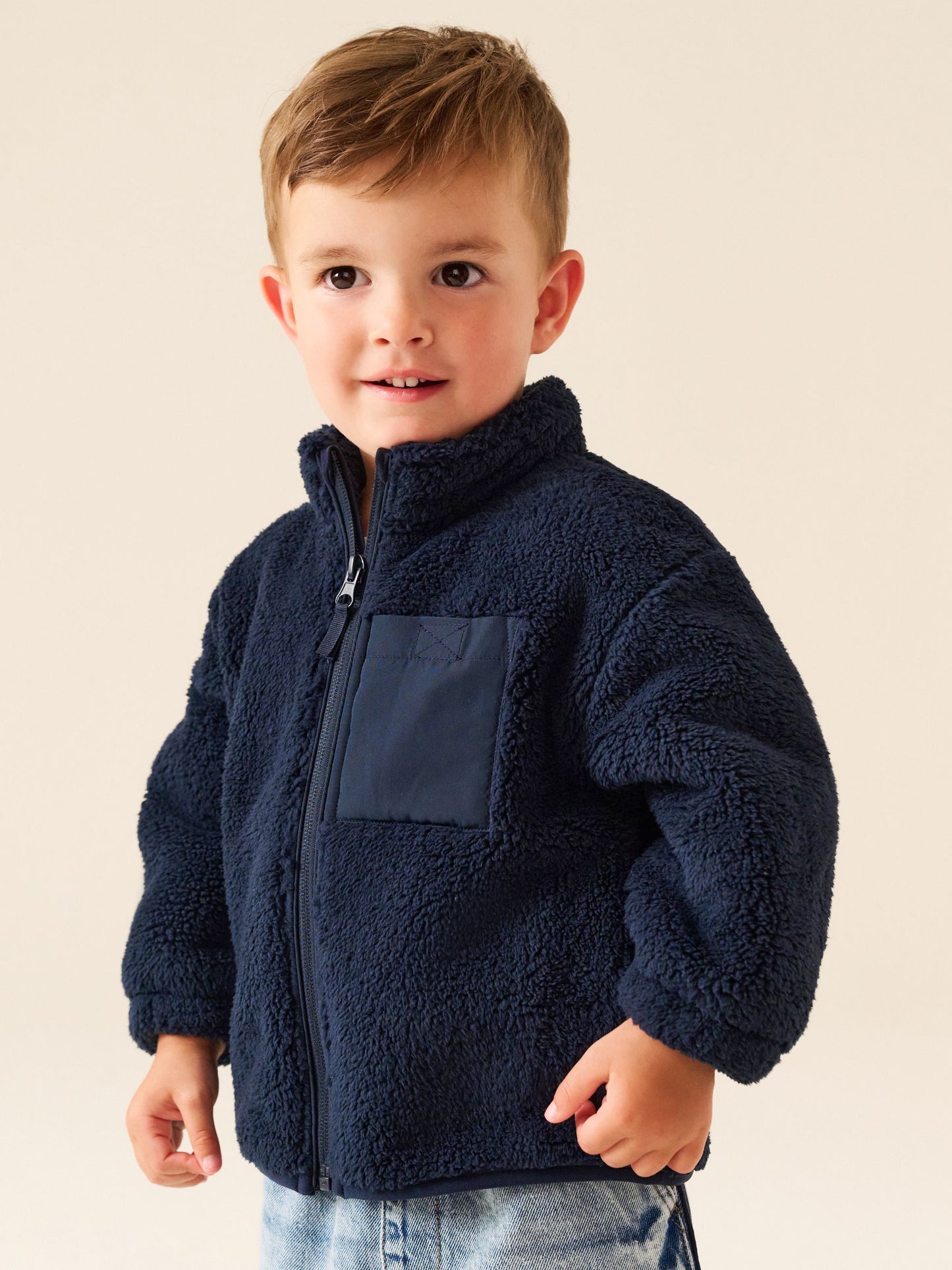 Dsiney Kidz - Navy Zip Thru Fleece (3mths-7yrs) image 1
