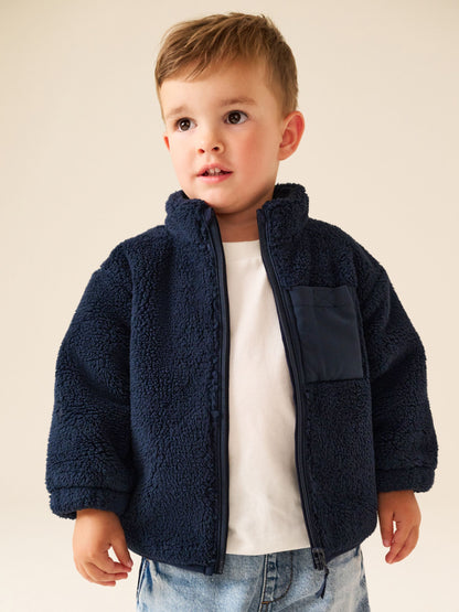Dsiney Kidz - Navy Zip Thru Fleece (3mths-7yrs) image 2