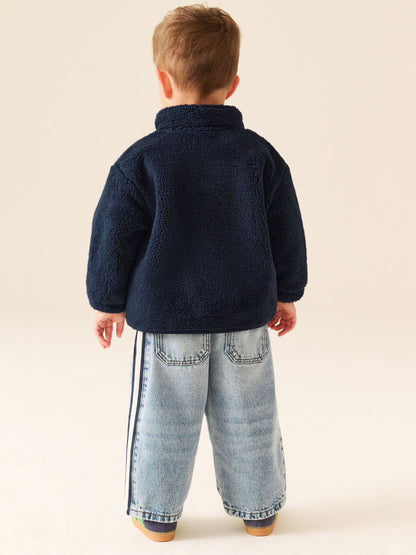 Dsiney Kidz - Navy Zip Thru Fleece (3mths-7yrs) image 3