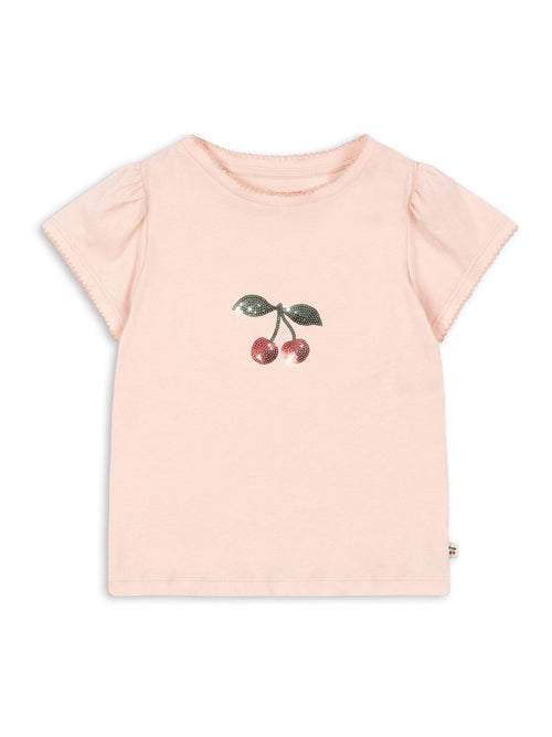 Dsiney Kidz - Konges Sløjd Pink Famo Cherry Graphic Puff Sleeve T-Shirt image 1