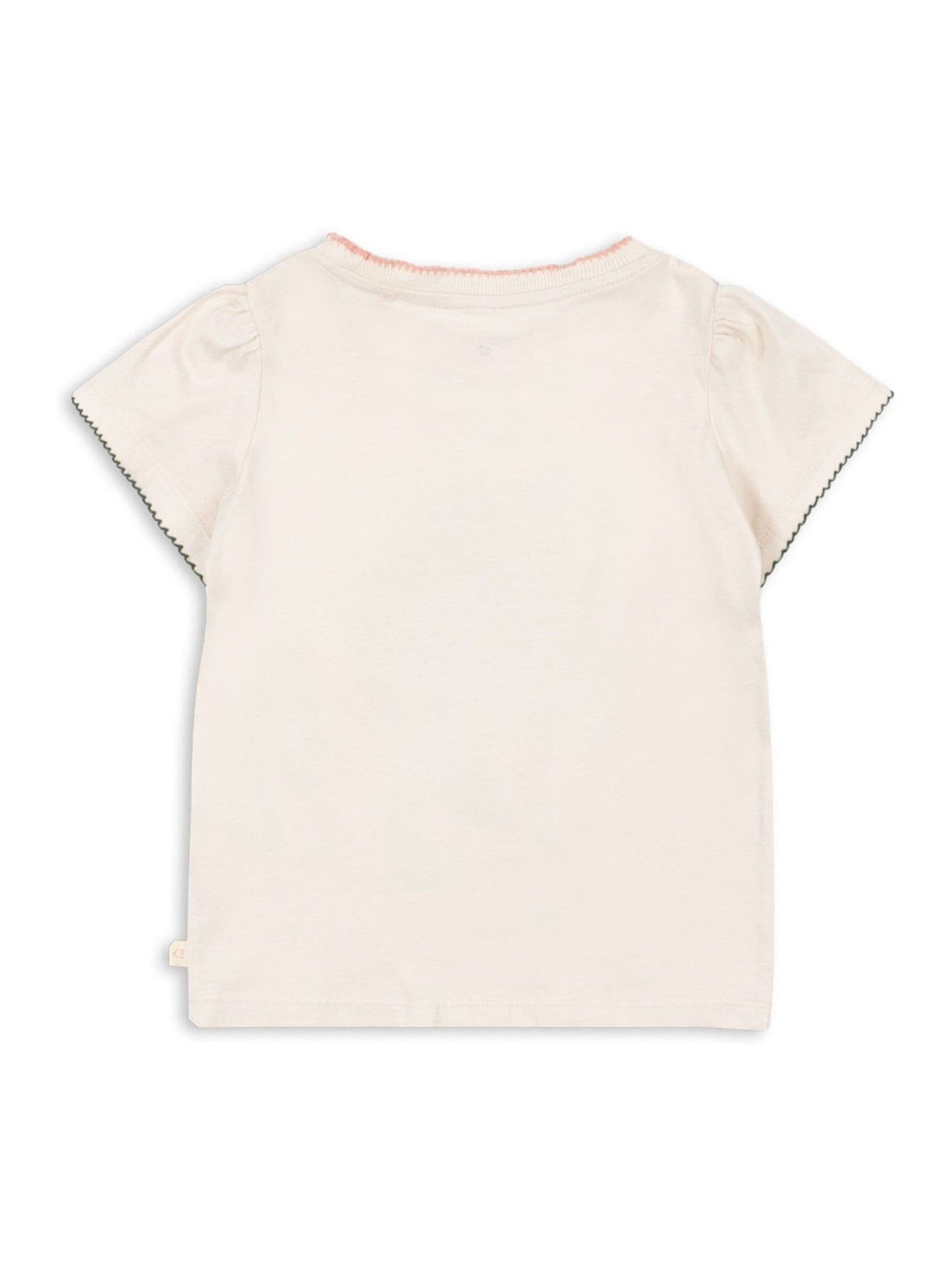 Konges Sløjd Cream Famo Ice Cream Graphic Puff Sleeve T-Shirt image 3