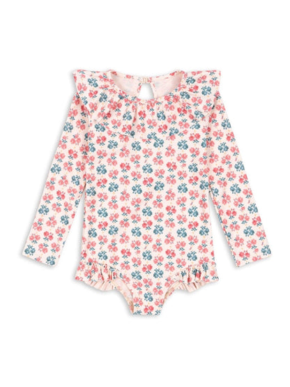 Konges Sløjd Pink Manuca Long Sleeve Swimsuit image 1