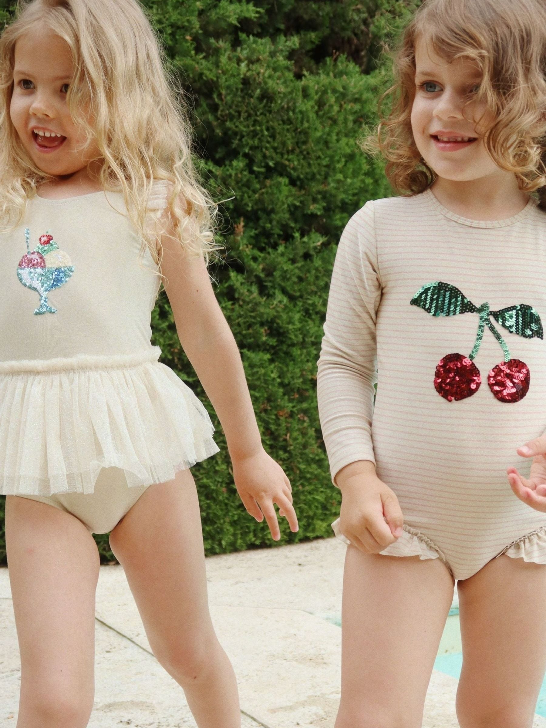 Konges Sløjd Cream Amandine Glitter Ice Cream Swimsuit image 4