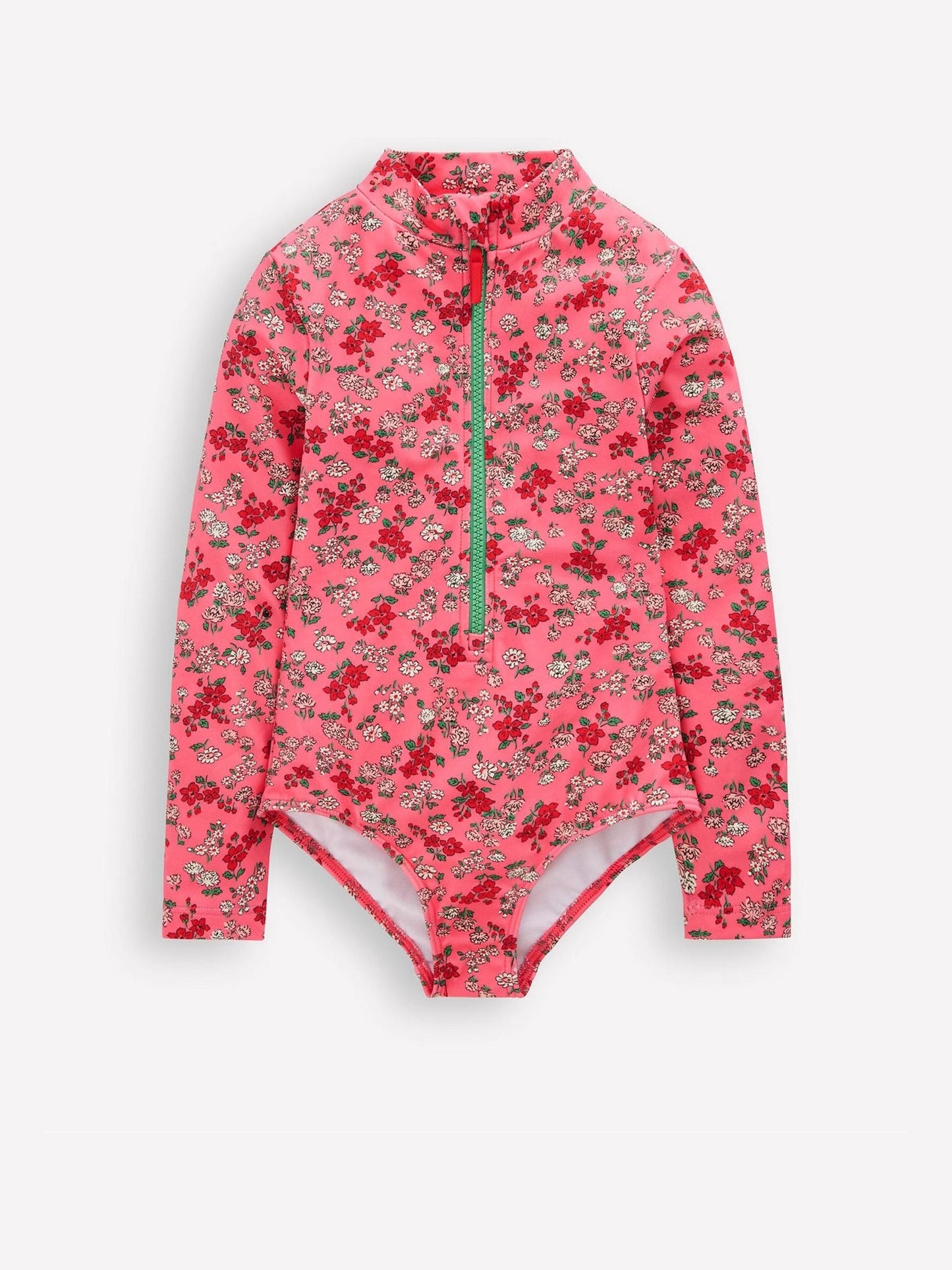 Boden Pink Long Sleeve Swimsuit image 1
